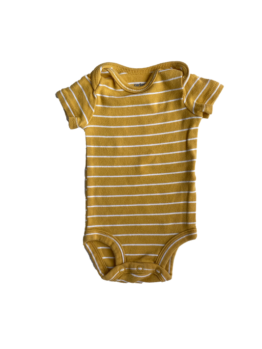 Carter's Yellow Onesie NB