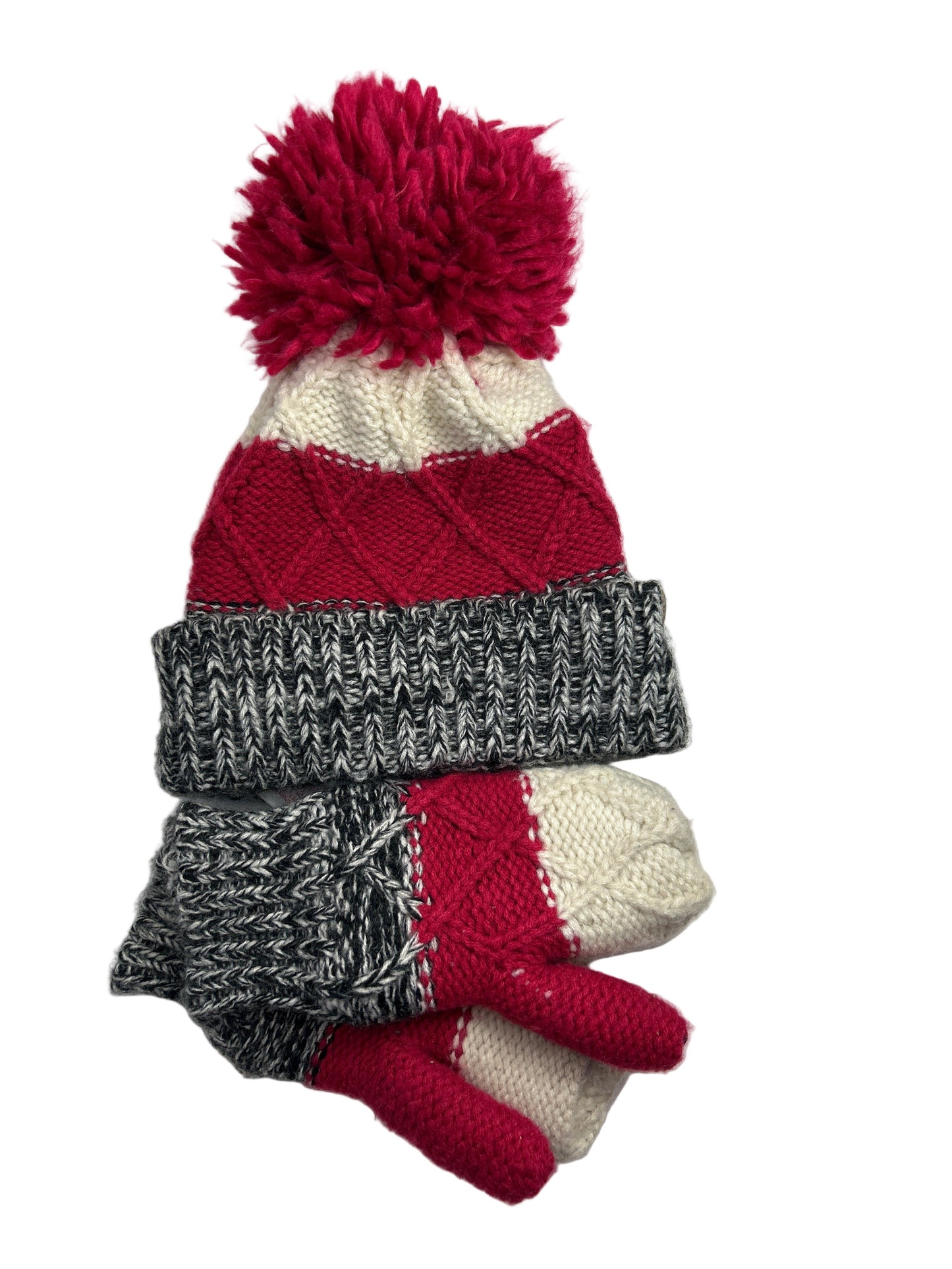 Canadiana Hat & Mitt Set S-M