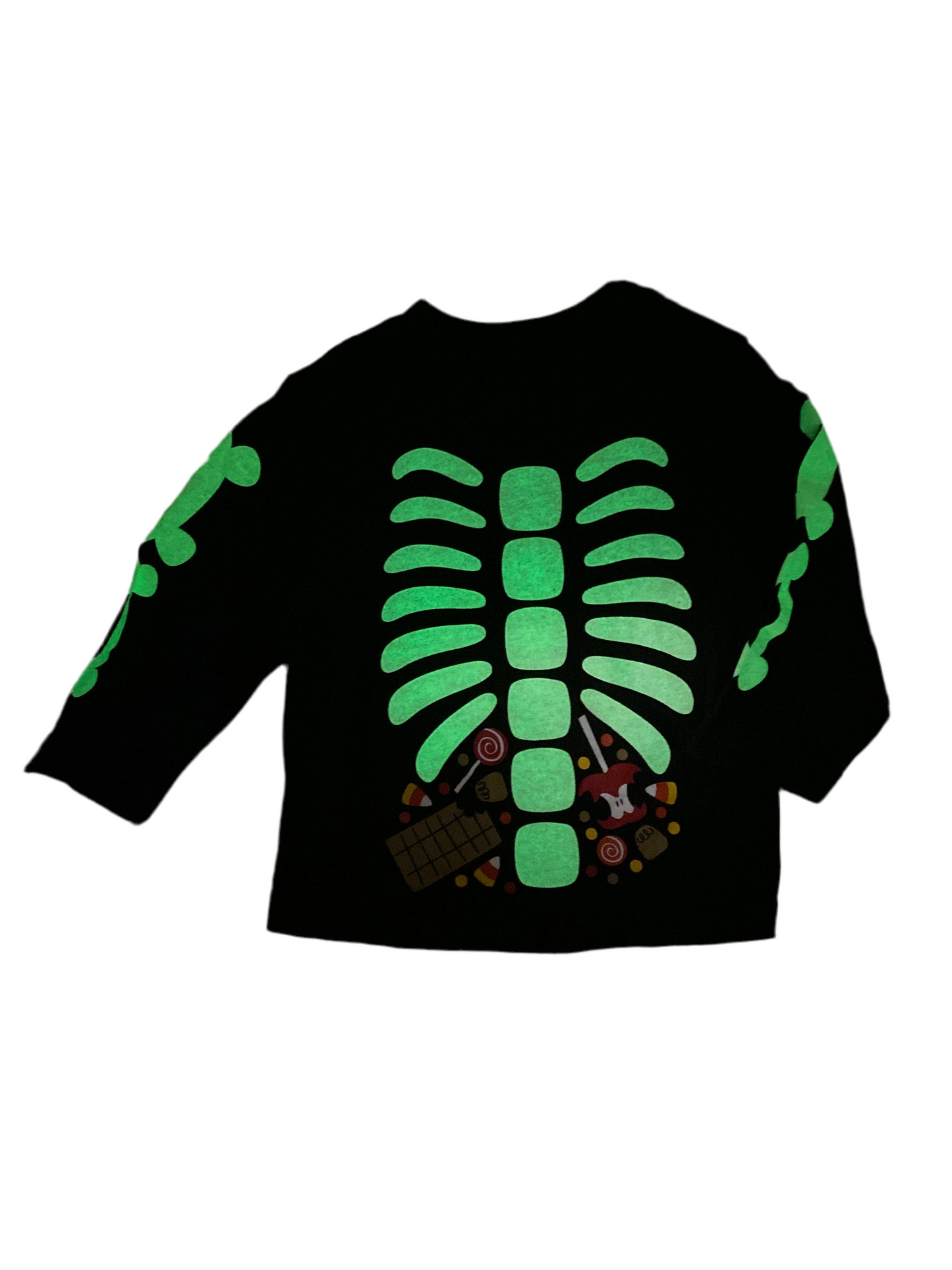 Glow in the Dark Halloween Shirt 9M