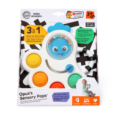 Baby Einstein Opus’s Shape Pops™ Sensory Rattle & Teether