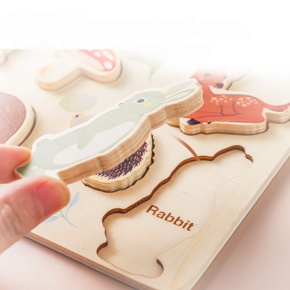 Woodland Friends Wooden Puzzle