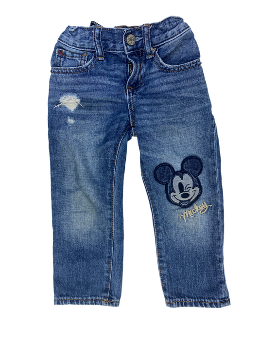 Gap/Disney Jeans - Mickey Mouse 2T