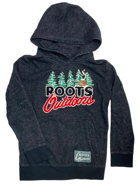 Roots Black Pull-Over 7-8