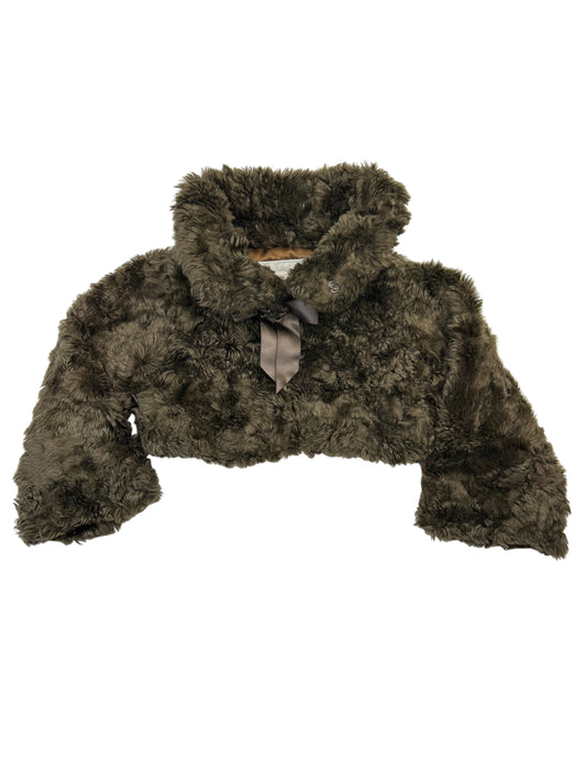 Place Faux Fur Half Jacket 3T