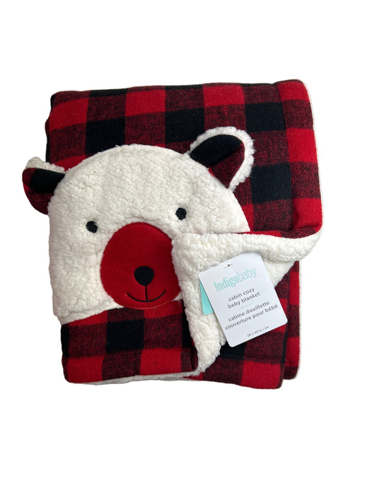 BNWT Indigo Sherling Blanket