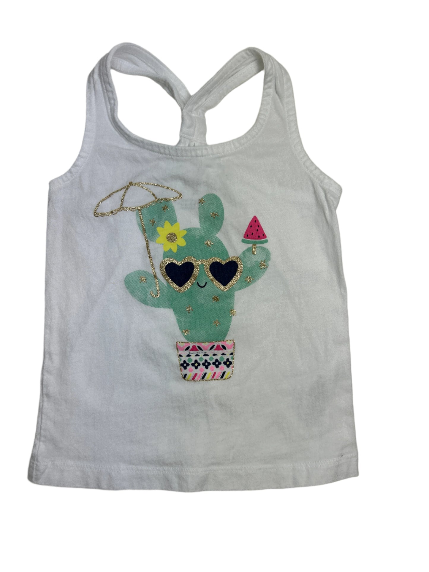 Carter's White Tank Top 2T