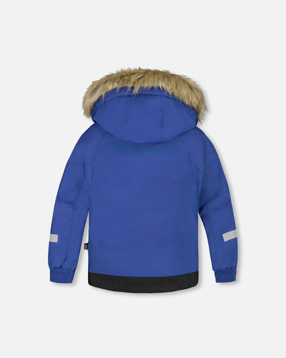 Two-Piece Play Snowsuit Navy And Brown