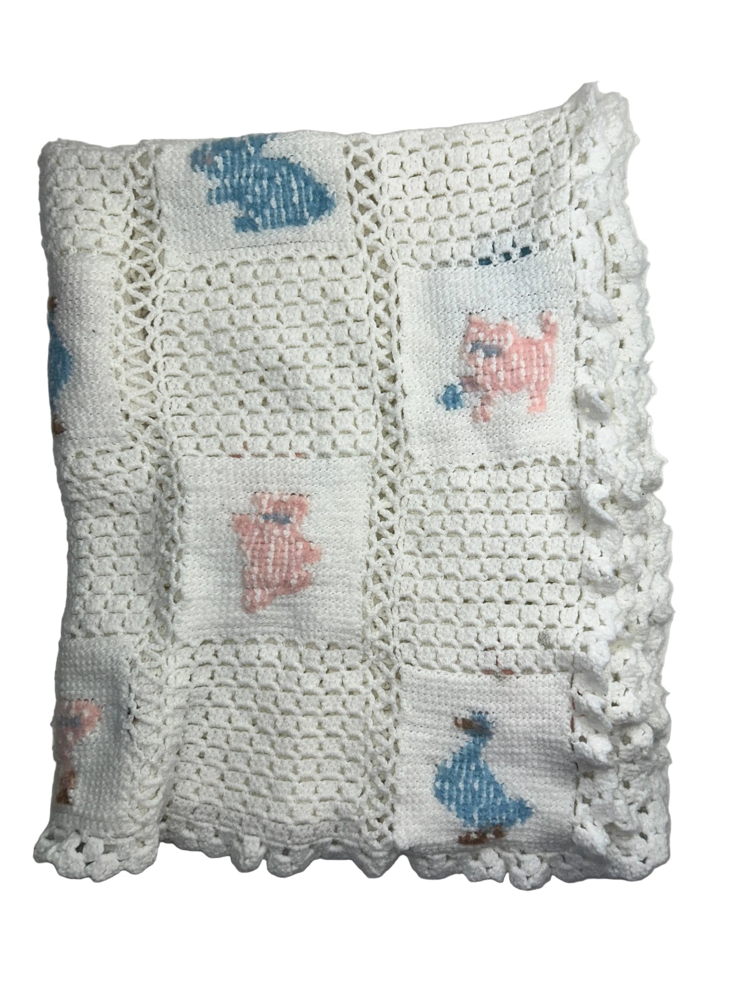 Hand Knit Baby Blanket