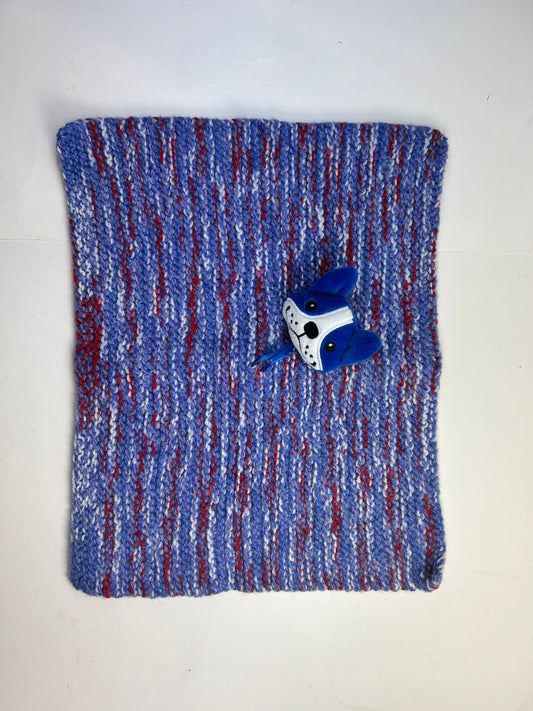 Hand Knit Lovey with Puppy