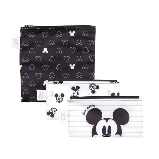 Disney Reusable Snack Bag 3pk Love Mickey