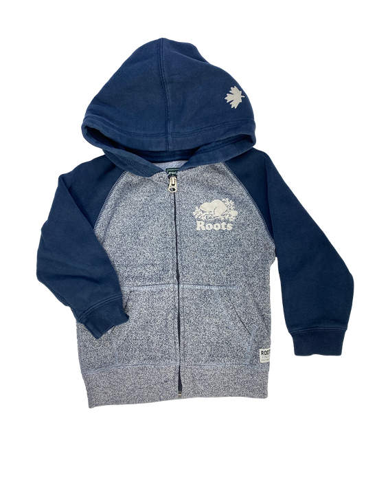 ❗️Small Stain: Roots Zip-Up Hoodie 3T