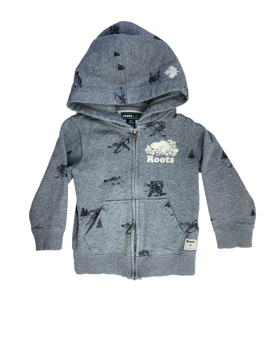 Roots Hockey Zip-Up Hoodie 2T