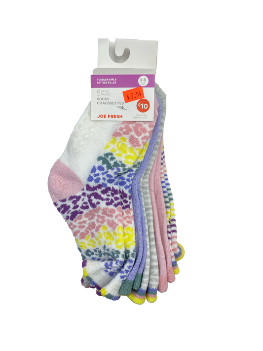 BNWT Joe Fresh 5-Pack Socks 3-5T