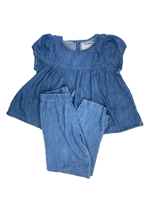 Old Navy Chambray Set 5T