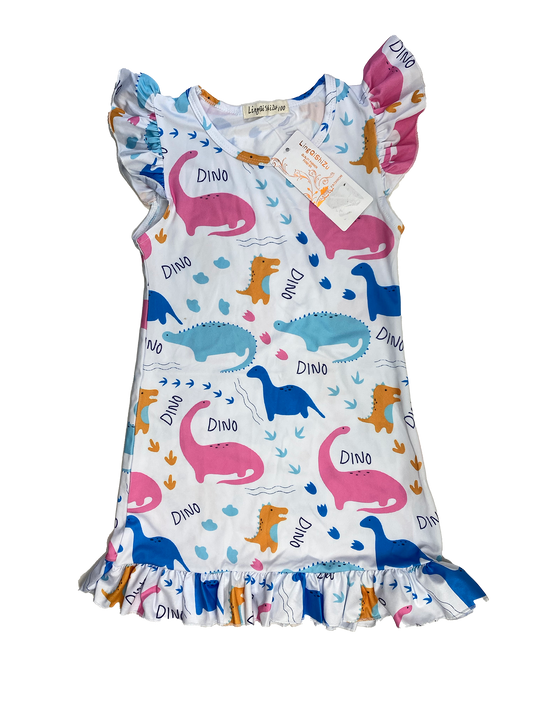 BNWT Dinosaur Nightgown 3-4T