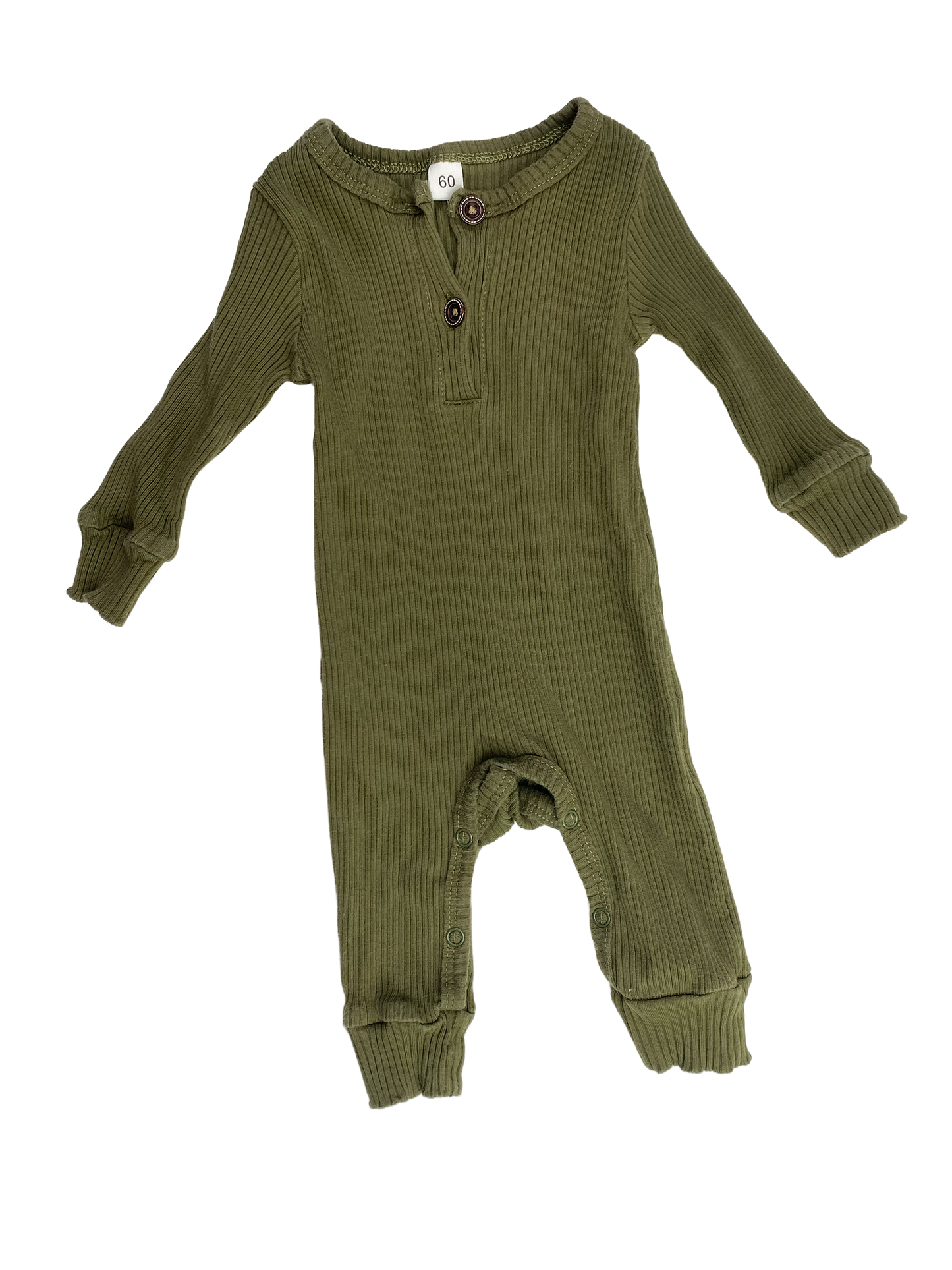 Ribbed Jumpsuit 0-3M