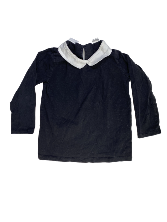 Small Hole: Zara Peter Pan Long Sleeve 3-4T