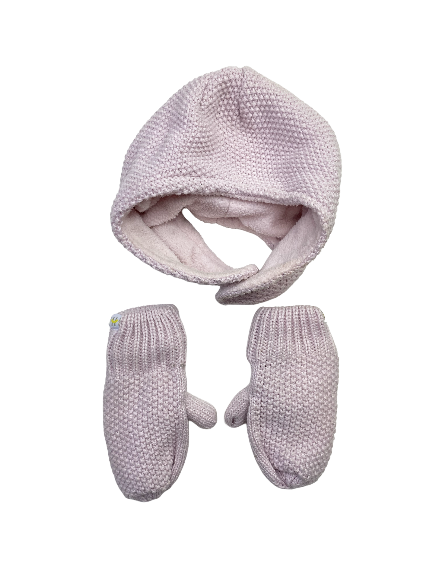 Hot Paws Winter Hat & Mitt Set 12-24M