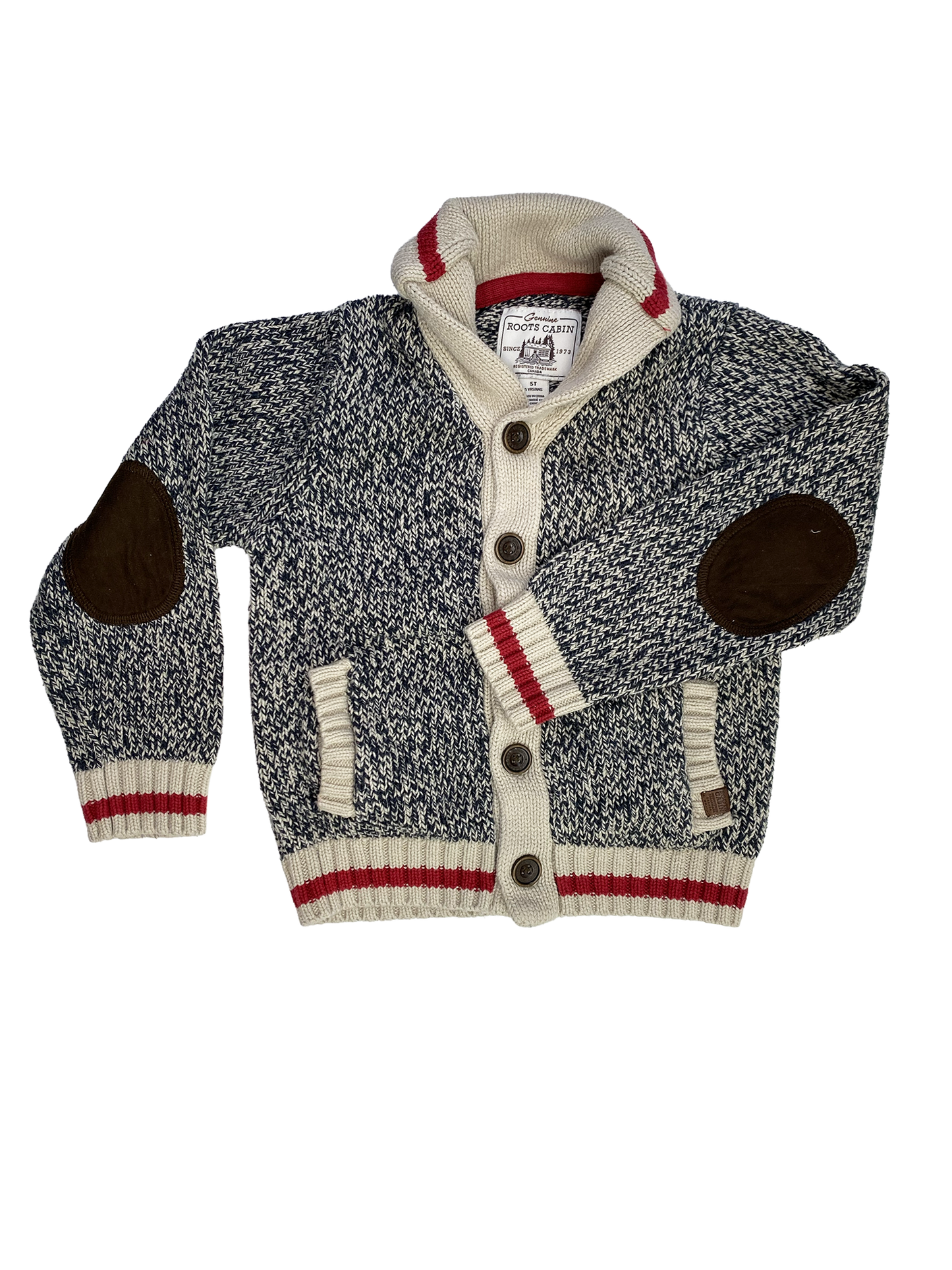 Roots Cabin Knit Cardigan 5T