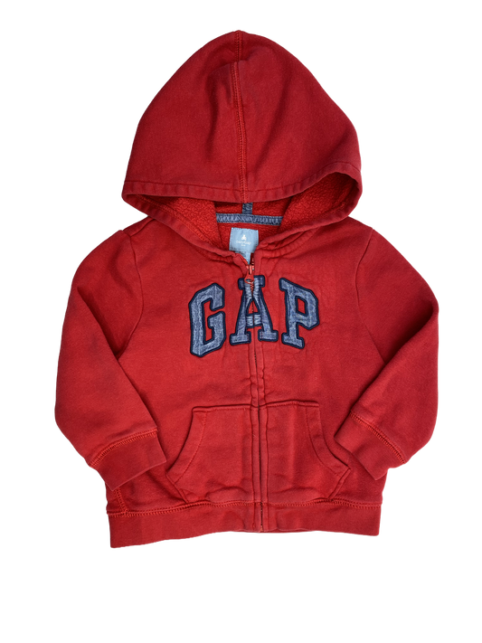 Gap Red Zip-Up Sweater 18-24M