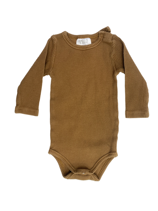 Mebie Baby Long Sleeve Onesie 6-12M
