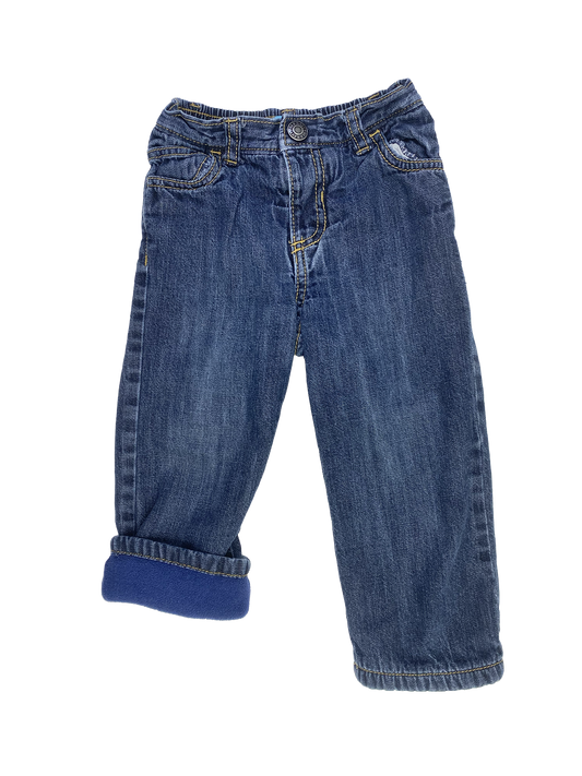 Old Navy Fleece Lined Jeans 18-24M