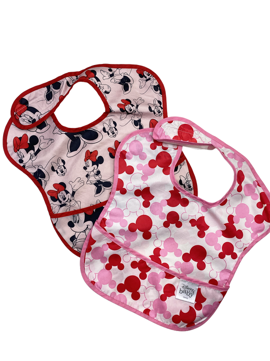 Minnie Mouse Bib Set
