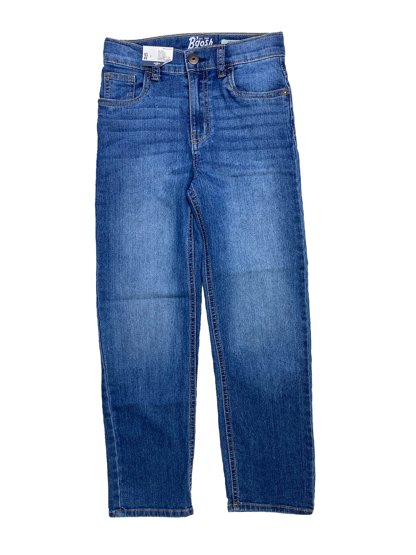 OshKosh Dark Wash Straight Leg Jeans 8S