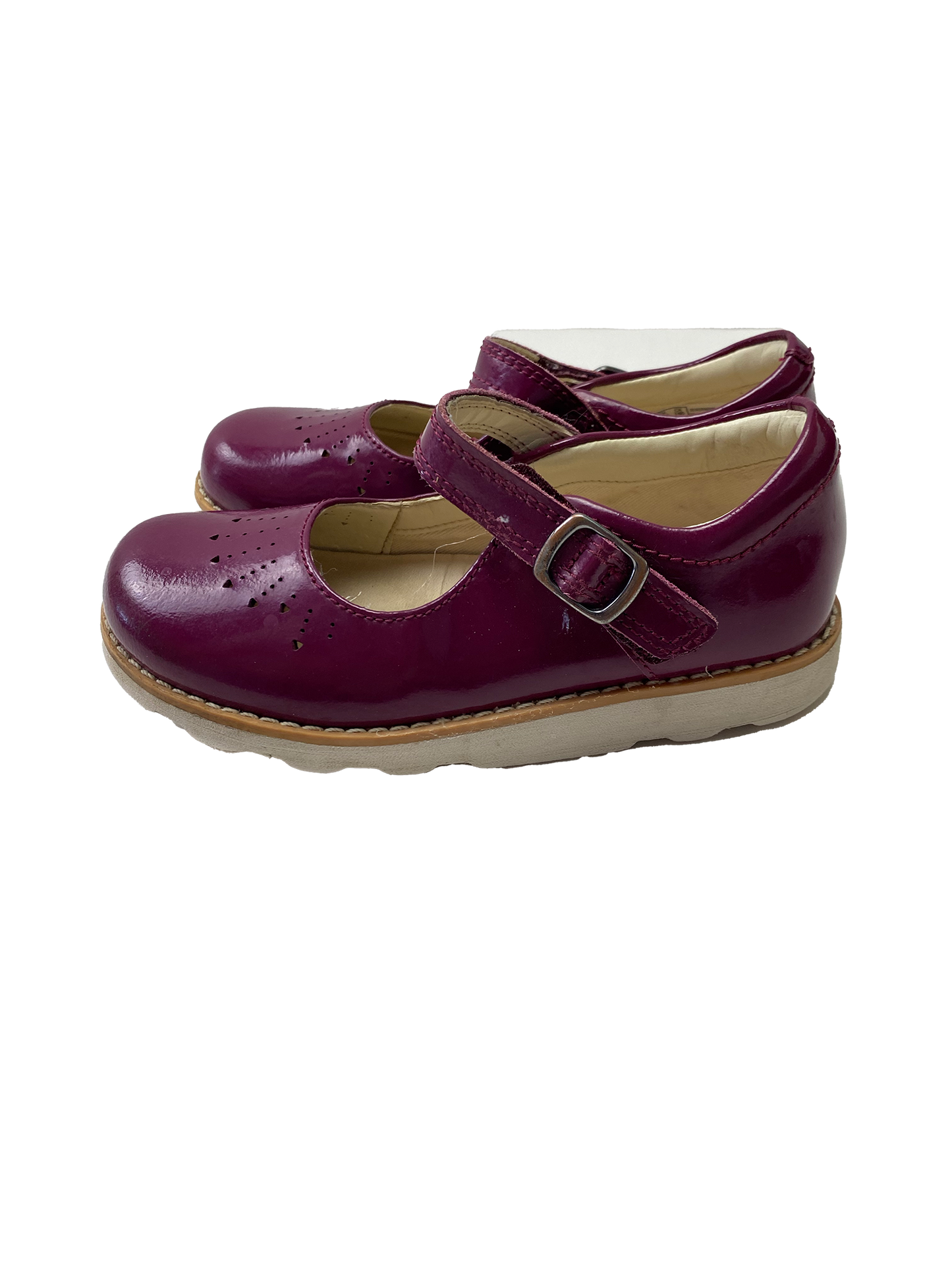 Purple clarks sandals best sale