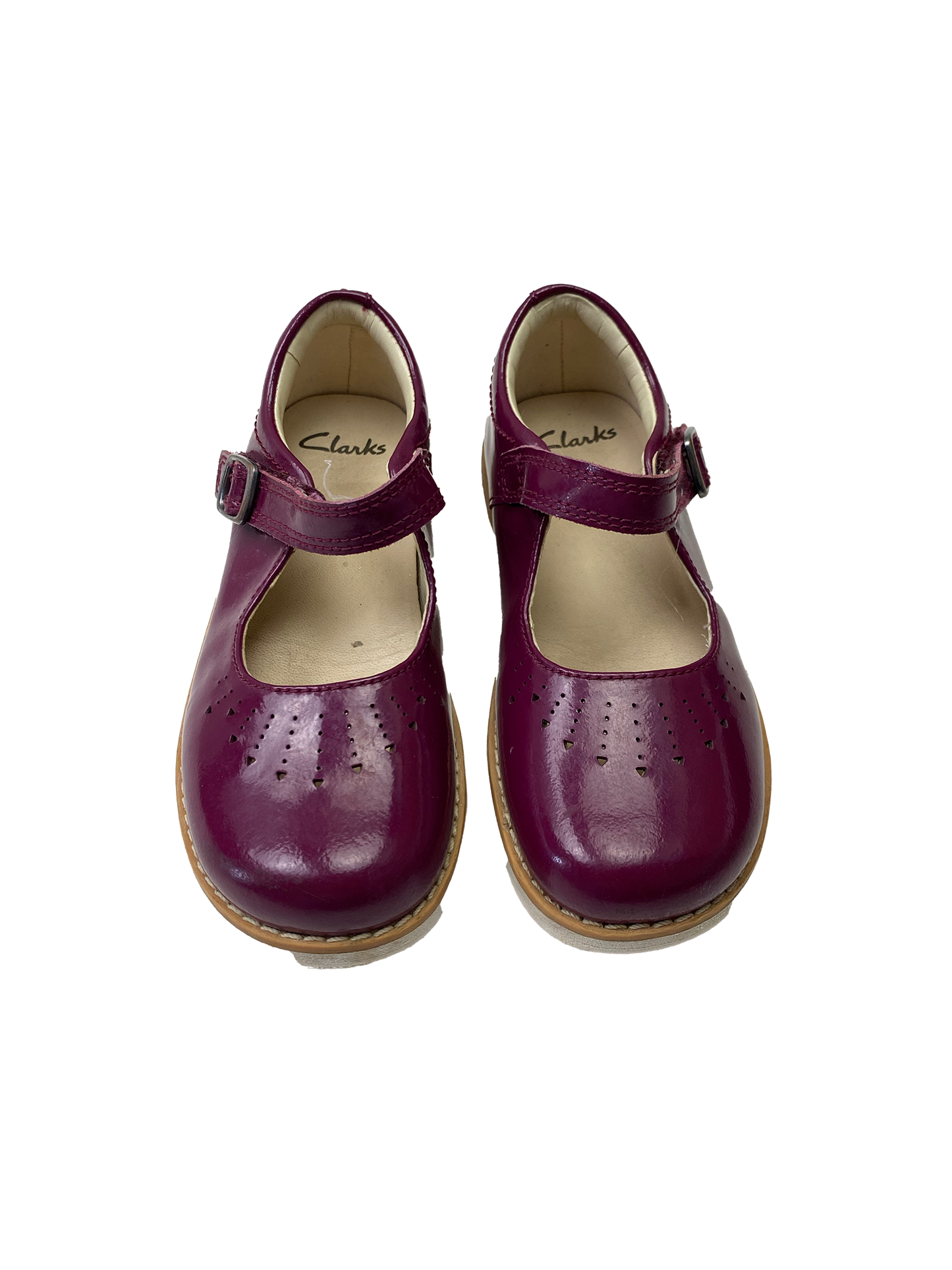 Clarks Purple Mary Jane Shoes 10K