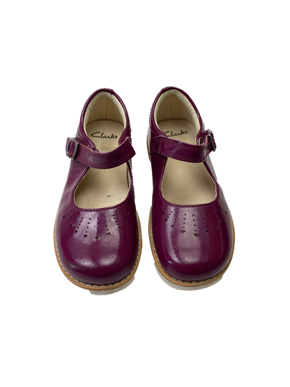 Clarks Purple Mary Jane Shoes 10K