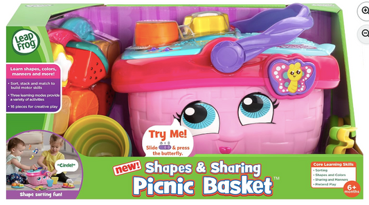 Leap Frog Shapes & Sharing Picnic Basket 6M+