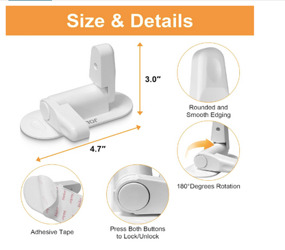 Jolik Door Lever Lock (2 Pack) - Child Safety