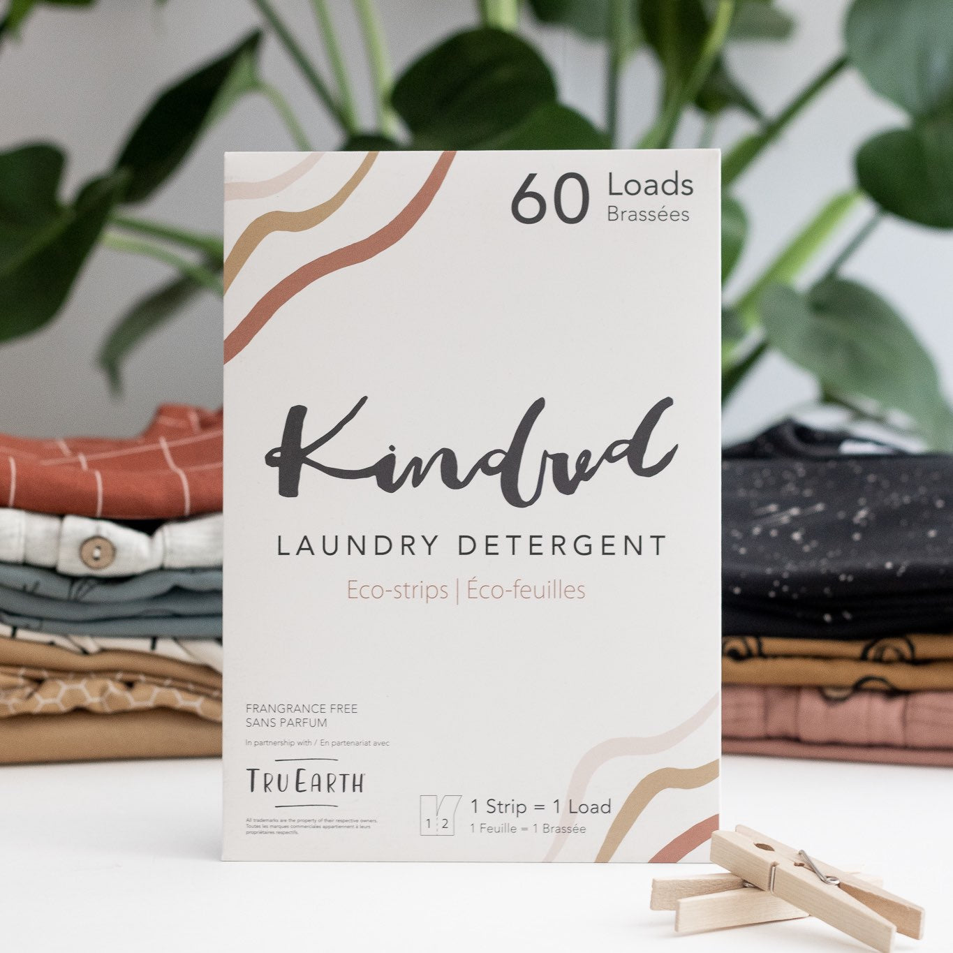 Kindred Laundry Detergent | Eco-Strips | 60 Load Pack