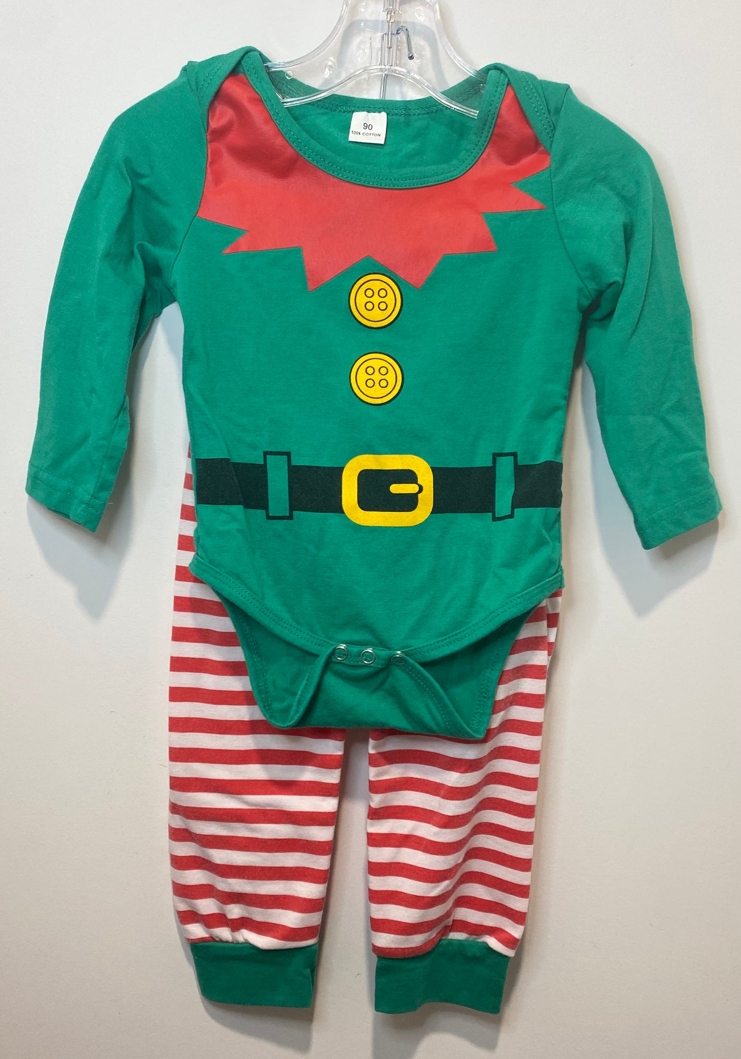 No Brand Elf Costume / Pajamas 12-18M