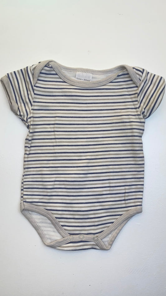 Chloe + Ethan Onesie 6M