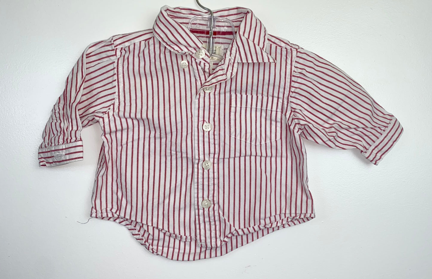 Children's Place Long Sleeve Button-Up 0-3M