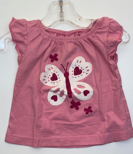 Joe Fresh T-Shirt with Butterfly 12-18M