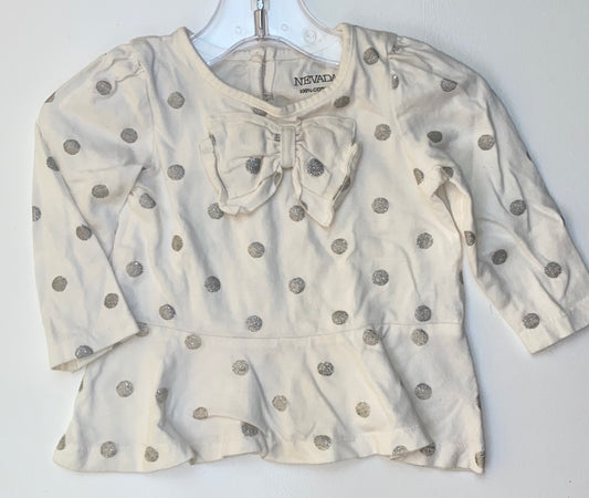 Nevada White Long Sleeve Shirt 12M