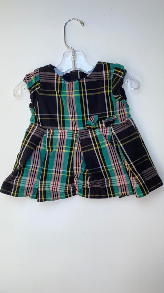 Joe Fresh Madras Plaid Dress 6-12M