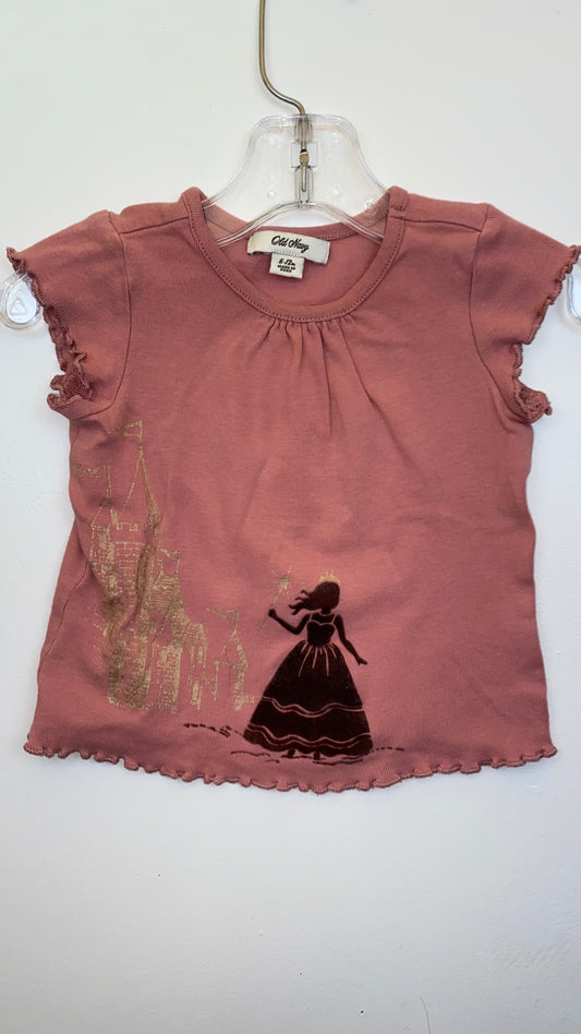 Old Navy Pink T-Shirt 6-12M