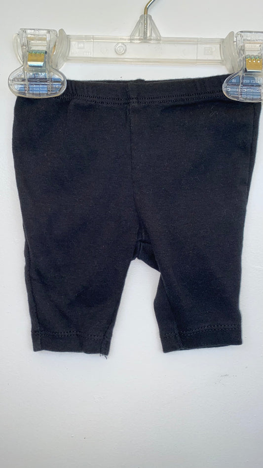 Carter's Black Pull-On Pants NB