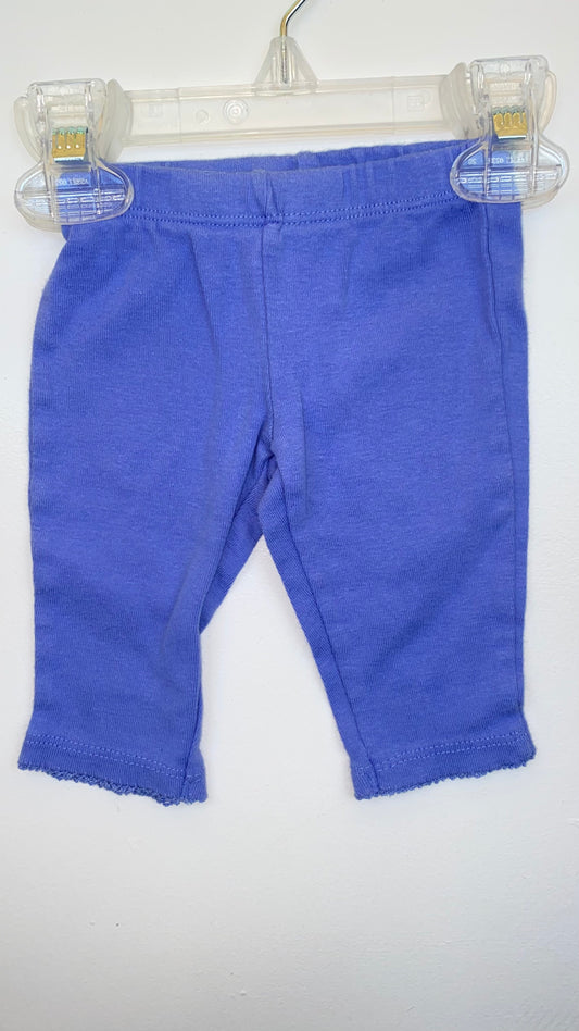 Carter's Periwinkle Pull-On Pants NB