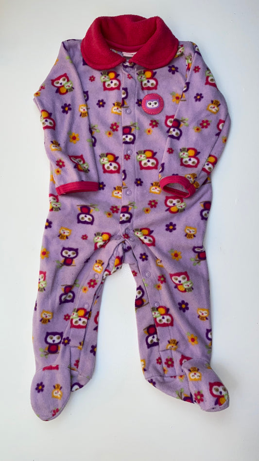 Buster Brown Fleece Footed Sleeper 12M
