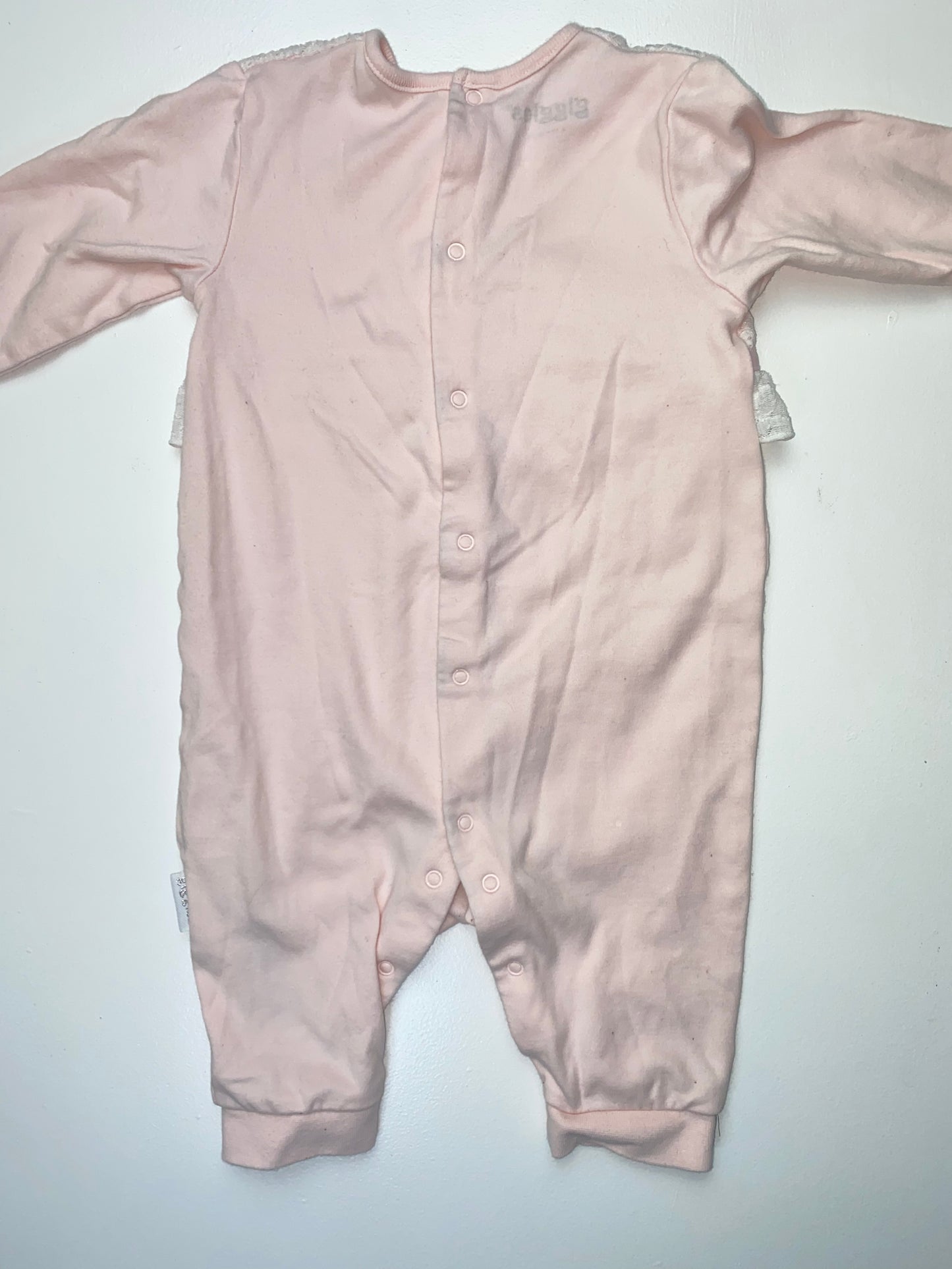 Giggles Pink Jumpsuit 6-12M