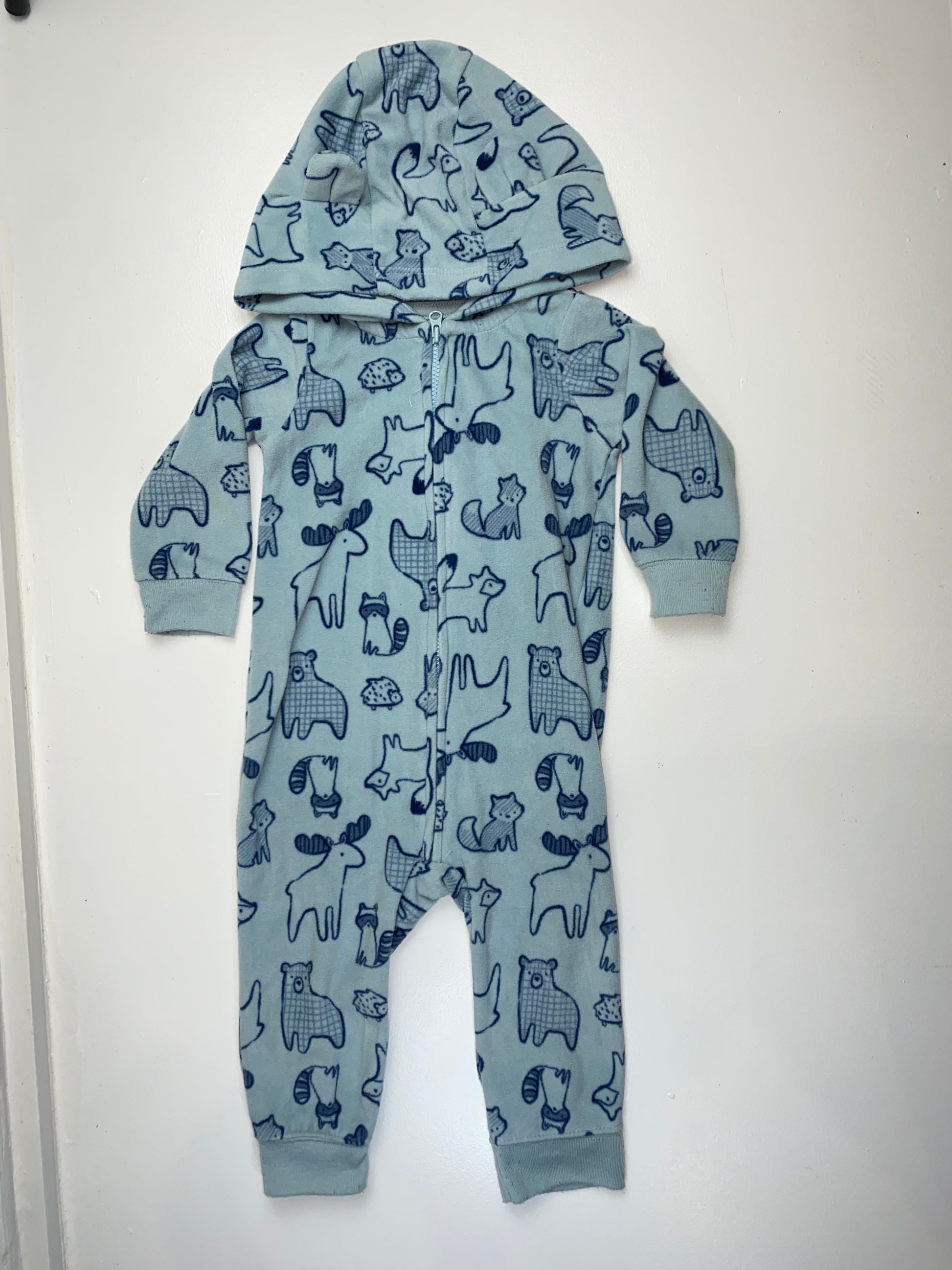 Child of Mine Hooded Footless Fleece Jumpsuit 12M – The Sweet Pea Shop