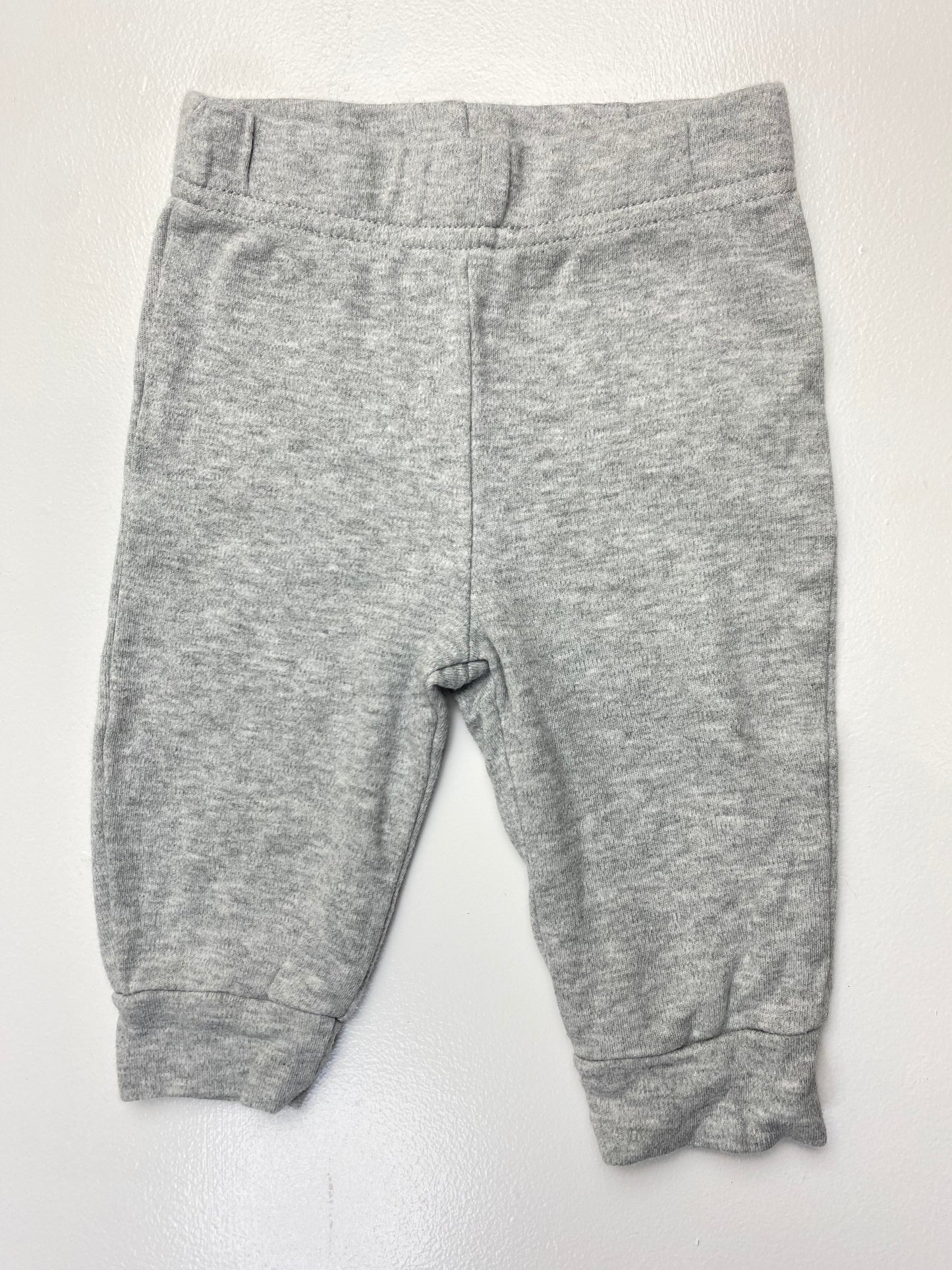 Chick Pea Grey Pull-On Pants 0-3M