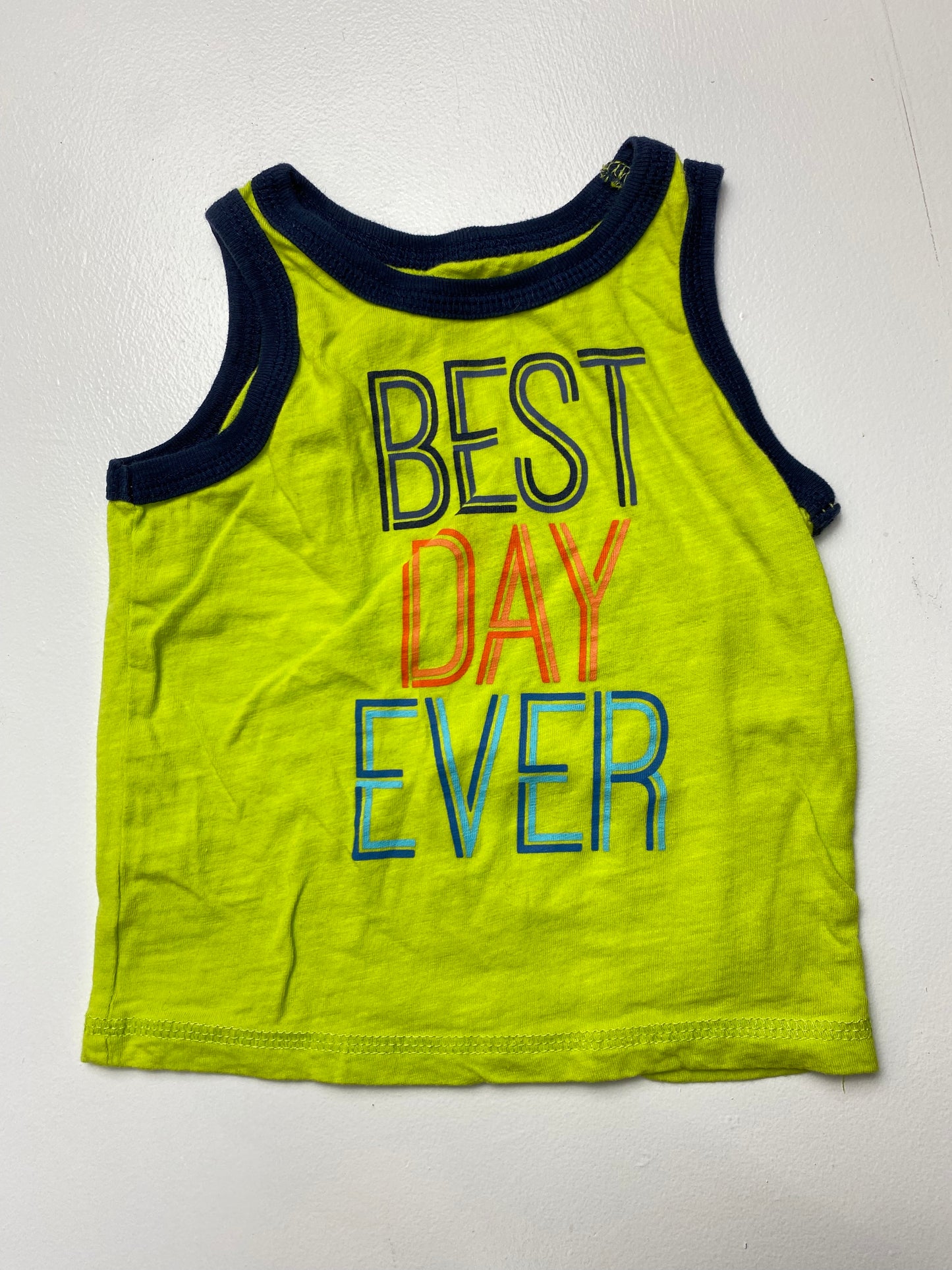 George Green Tank Top "Best Day Ever" 6-12M