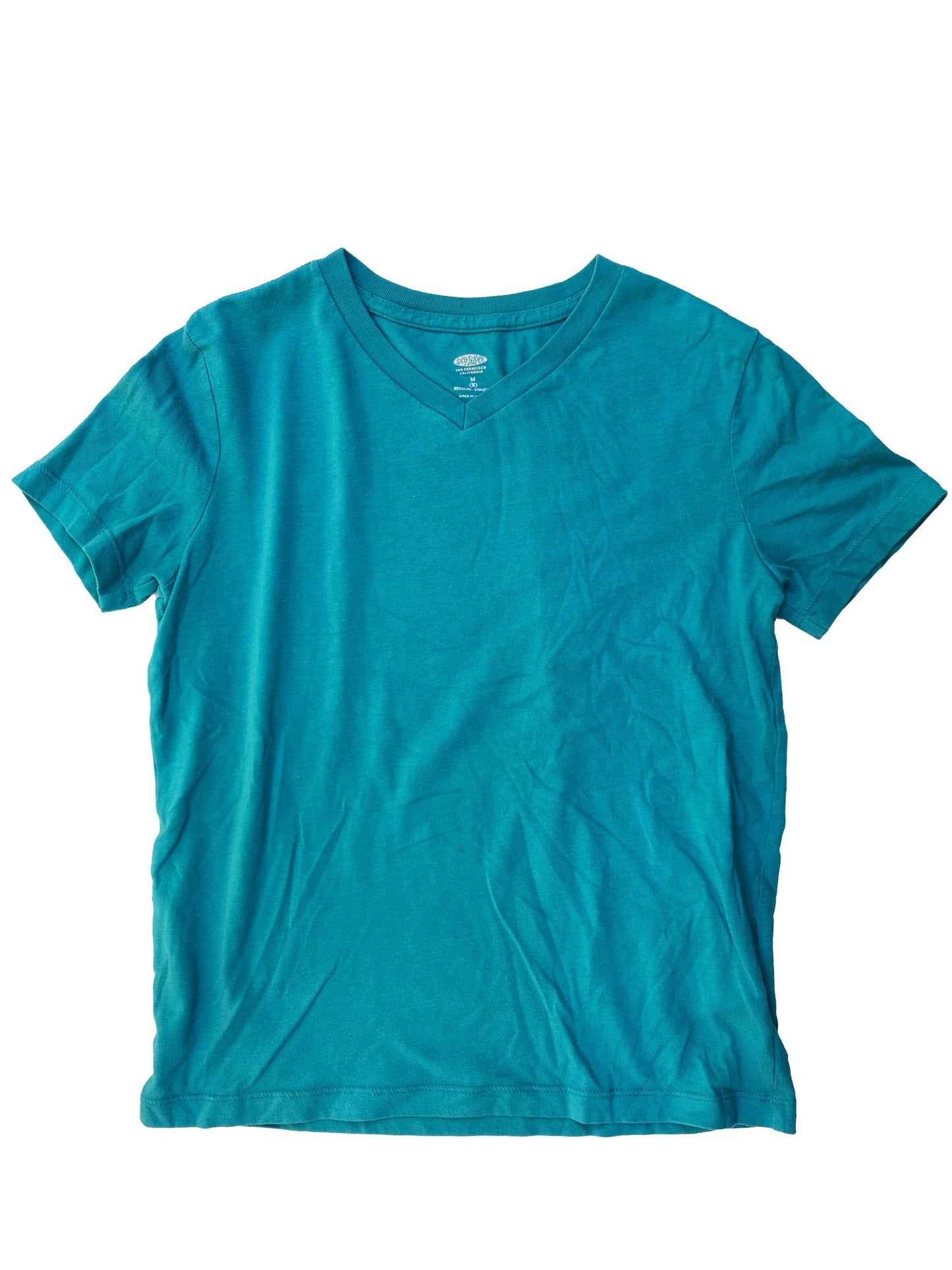 Old Navy Teal V-Neck T-Shirt M(8)