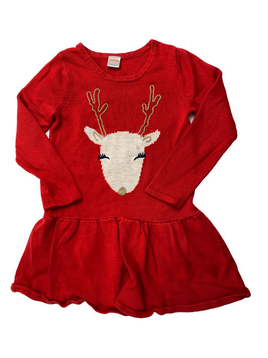 Gymboree Red Sweater with Reindeer 7